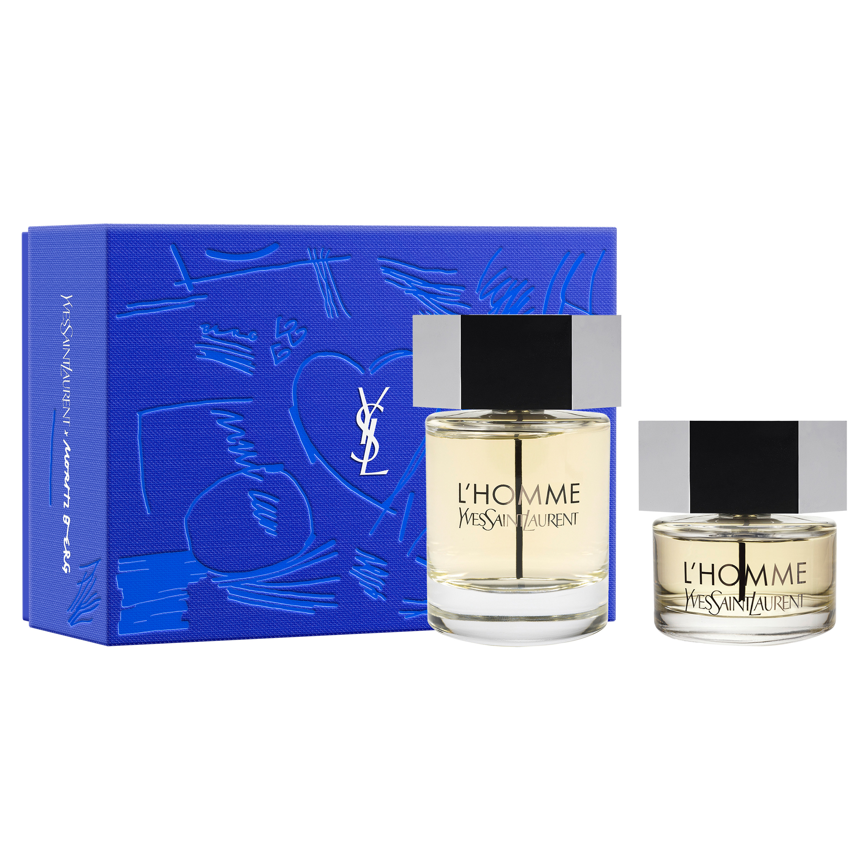 YSL Beauty Lhomme Eau De Toilette Fathers Day Gift Set Womens Perfume 130$